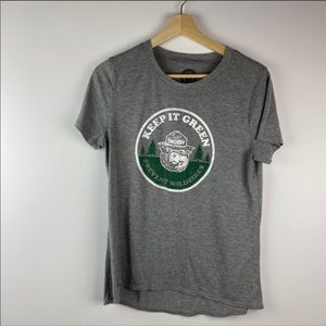 ❤️SOLD❤️Smokey the Bear Keep It Green Tee L